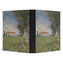 Farmhouse in a wheat field Binder