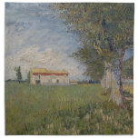 Farmhouse in a wheat field Napkin