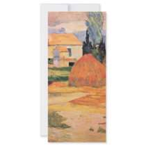 Farmhouse In Arles By Gauguin Paul (Best Quality) Full Color Rack Card