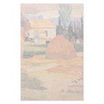 Farmhouse In Arles By Gauguin Paul (Best Quality) Customized Stationery