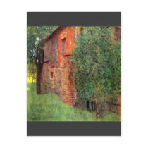 Farmhouse in Chamber in Attersee by Gustav Klimt Post Card