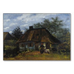 Farmhouse in Nuenen by Vincent Van Gogh Table Card