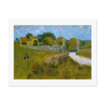 Farmhouse in Provence, Vincent Van Gogh Post Card