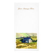 FARMHOUSE IN THE HILLS CUSTOM PHOTO CARD