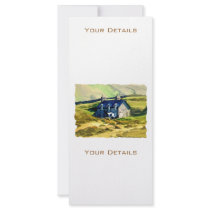 FARMHOUSE IN THE HILLS CUSTOMIZED RACK CARD