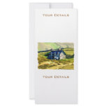 FARMHOUSE IN THE HILLS CUSTOMIZED RACK CARD