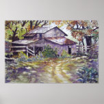 Farmhouse in the woods- poster