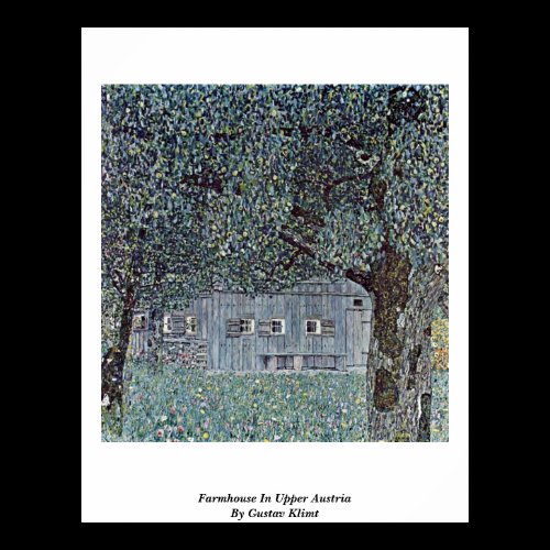 Farmhouse In Upper Austria By Gustav Klimt Print