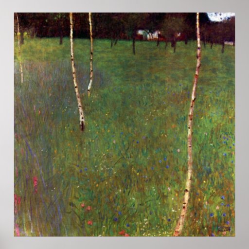 Farmhouse lg by Gustav Klimt Poster