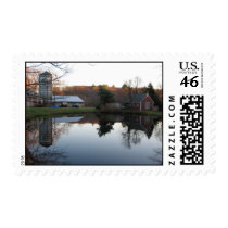 Farmhouse Reflection postage by dbelson Farmhouse Reflection postage