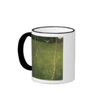 Farmhouse with Birch Trees, 1900 Mug