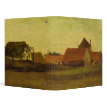 Farmhouses in Loosduinen near The Hague at Twiligh Vinyl Binders