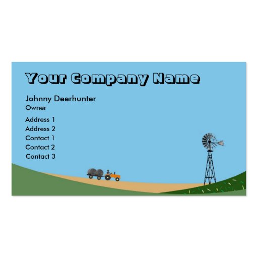Farming Business Card | Zazzle