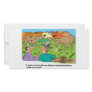 FARMING CARTOON HUMOR ABOUT BROWN SWISS CATTLE PHOTO GREETING CARD