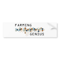 Farming Genius bumper stickers