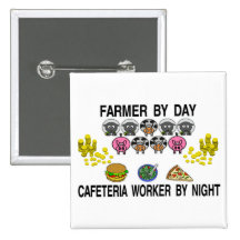 Farming My Cafe Pinback Buttons