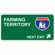 Farming Next Exit photo sculptures by whatitis Farming Next Exit photo sculptures