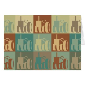 Farming Pop Art card