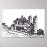Farmland Sketch Print