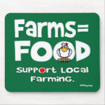 Farms = Food Mouse Pad