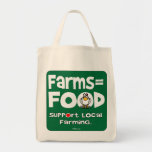 Farms = Food Tote Bags