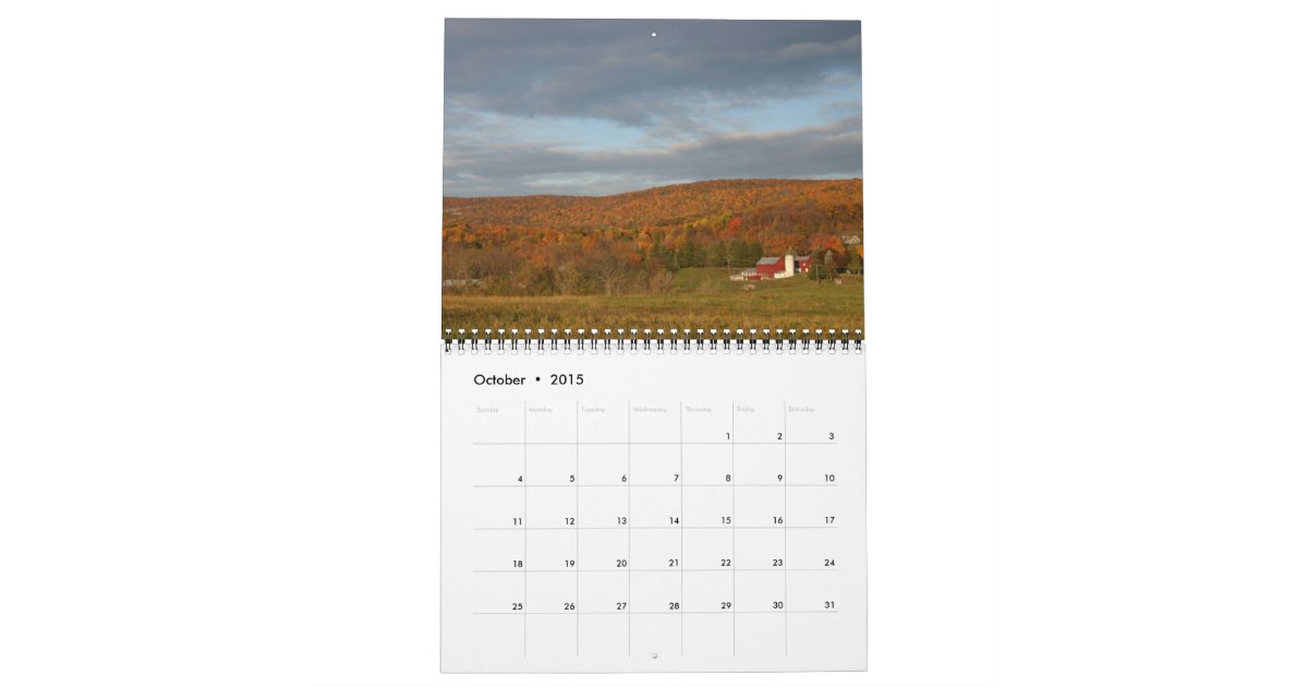 Farms of Sussex County NJ Calendar 2015 Zazzle