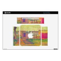 Farmyard by Henri Delavallee Mac Mini Decal