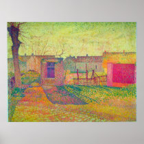 Farmyard by Henri Delavallee Posters