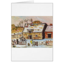 FARMYARD IN WINTER cards by sword42 FARMYARD IN WINTER cards