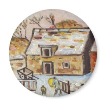 FARMYARD IN WINTER magnets by sword42 FARMYARD IN WINTER magnets