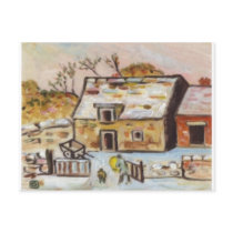 FARMYARD IN WINTER postcards by sword42 FARMYARD IN WINTER postcards
