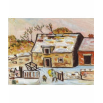 FARMYARD IN WINTER t-shirts