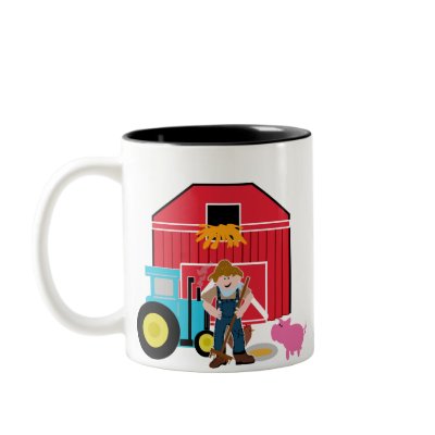 Farmyard Coffee Mug by toddlersplace