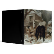 Farmyard Scene 3 Ring Binders