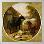 Farmyard Scene Print