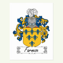 Farnese Family Crest Postcard