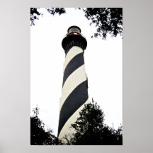 Faro de St Augustine Poster
