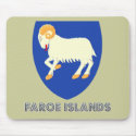 Faroan Emblem mousepads by FlagStore Faroan Emblem mousepads