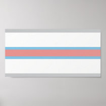 Faroe, Flag ribbons flag Posters