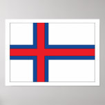 Faroe Islander Flag posters