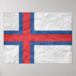 Faroe Islander Flag posters