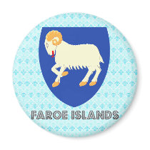Faroe Islands Coat of Arms Magnets