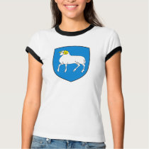Faroe Islands Coat of Arms T-shirt by FlagTshirts Faroe Islands Coat of Arms T-shirt