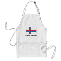 Faroe Islands Flag aprons by flagshirt Faroe Islands Flag aprons