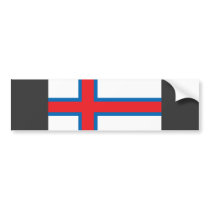 Faroe Islands Flag bumper stickers by coolcountry Faroe Islands Flag bumper stickers