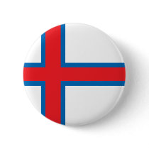 Faroe Islands Flag buttons by coolcountry Faroe Islands Flag buttons