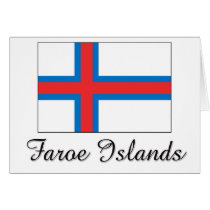 Faroe Islands Flag Design cards by flagshirt Faroe Islands Flag Design cards