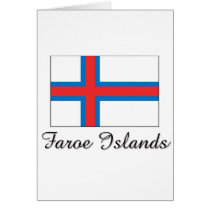 Faroe Islands Flag Design cards by flagshirt Faroe Islands Flag Design cards