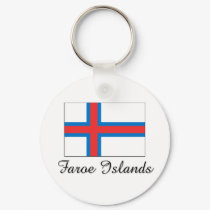 Faroe Islands Flag Design keychains by flagshirt Faroe Islands Flag Design keychains