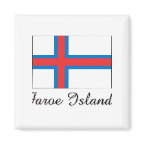 Faroe Islands Flag Design magnets by flagshirt Faroe Islands Flag Design magnets